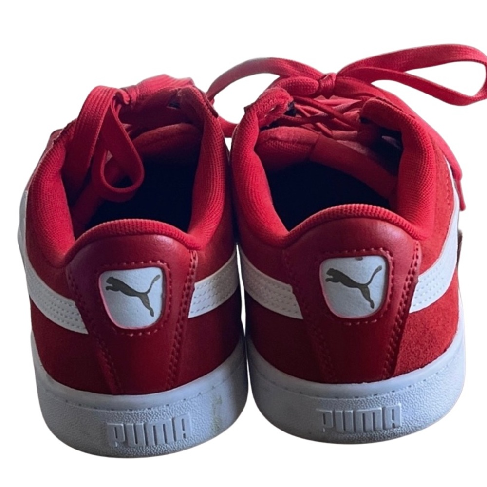 Red Puma Tennis Shoes Size 9 - Picture 5 of 7